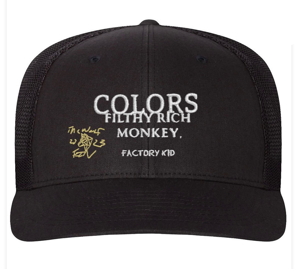 Thumbnail: New Filthy Rich Monkey add on Filthy Rich Monkey x COLORS hats