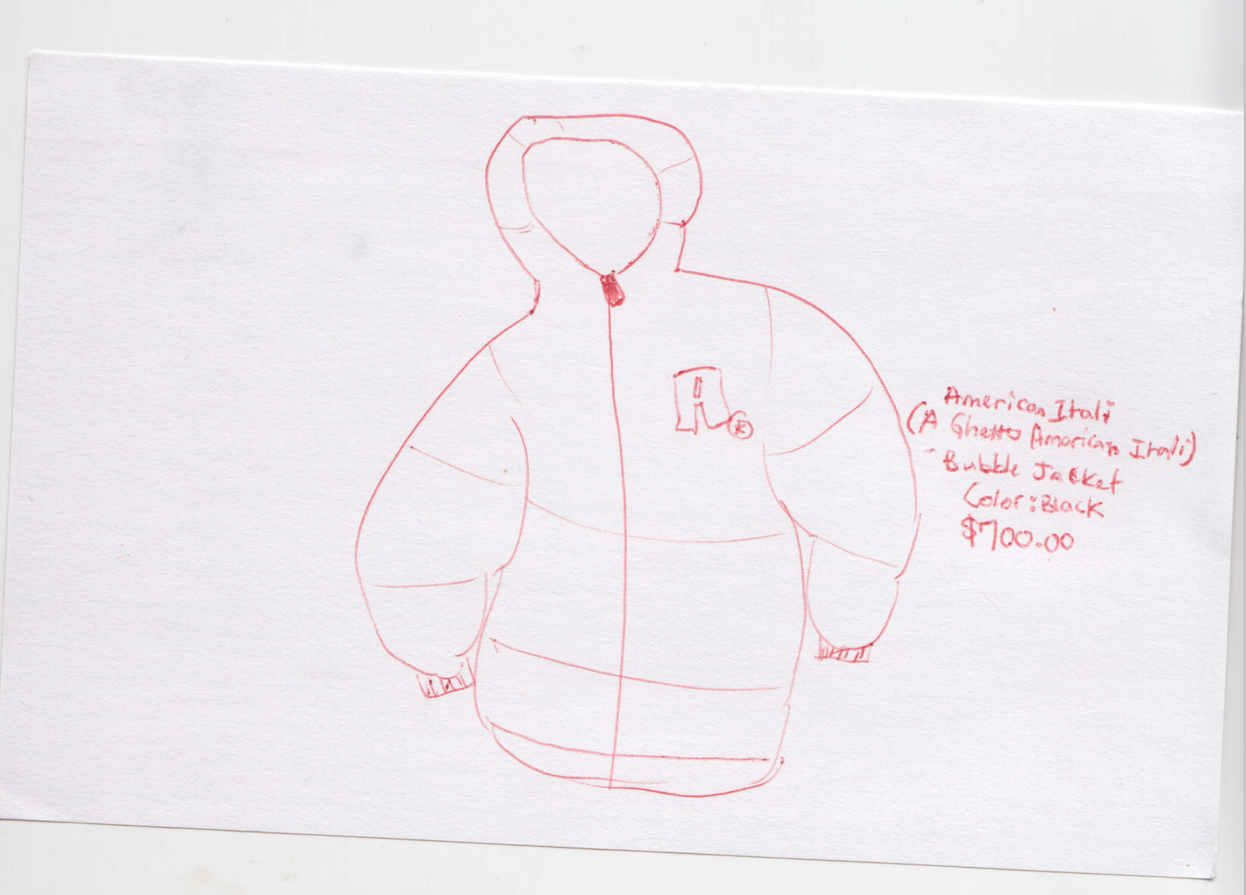 American Itali - Bubble Jacket Color: Black