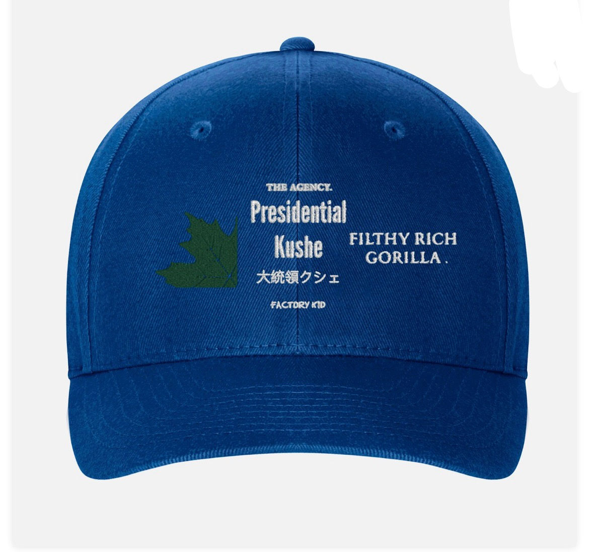Presidential Kushe x Filthy Rich Gorilla x The Agency x Green Leaf x FK hat