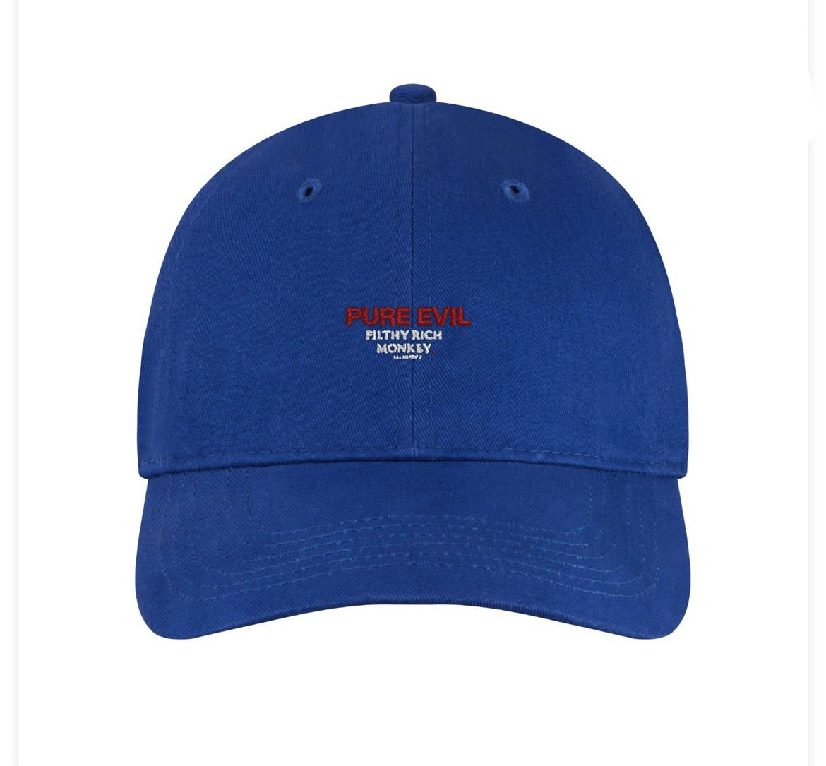 PURE EVIL x Filthy Rich Monkey hat (blue)