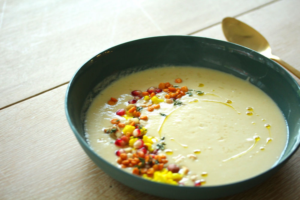 WarmSpiced Cauliflower Velouté