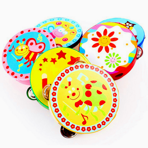 木製 鼓 約15cm MT0325 木制手搖鼓15CM | MISS TOYS