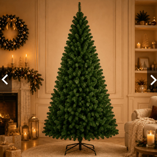 Árvore de Natal Pinheiro verde 210 cm com 600 galhos