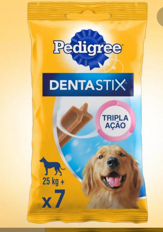 Pedigree Dentastix petisco dental para cães de 25 kg ou mais, sete unidades