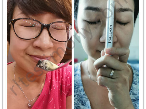 睫毛变长变浓了