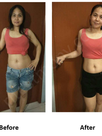 Empat Belas Hari, Boceh Perut Hilang, Garisan Pinggang Keluar!