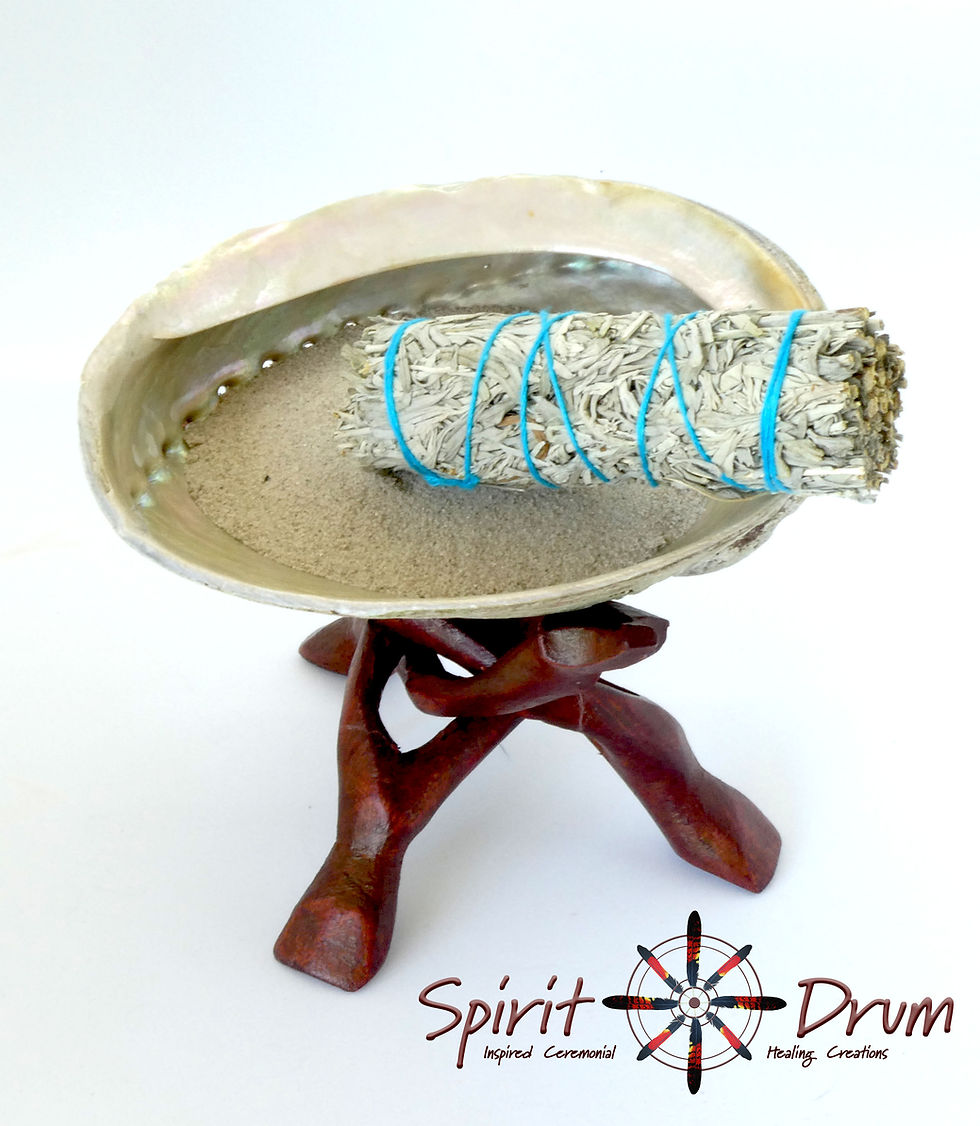 Thumbnail: Abalone Shell and Wooden Stand