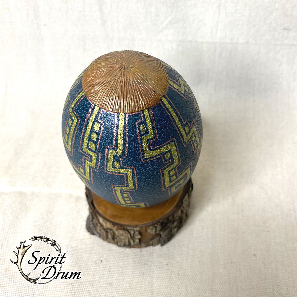 Thumbnail: Aztec Emu Egg Rattle