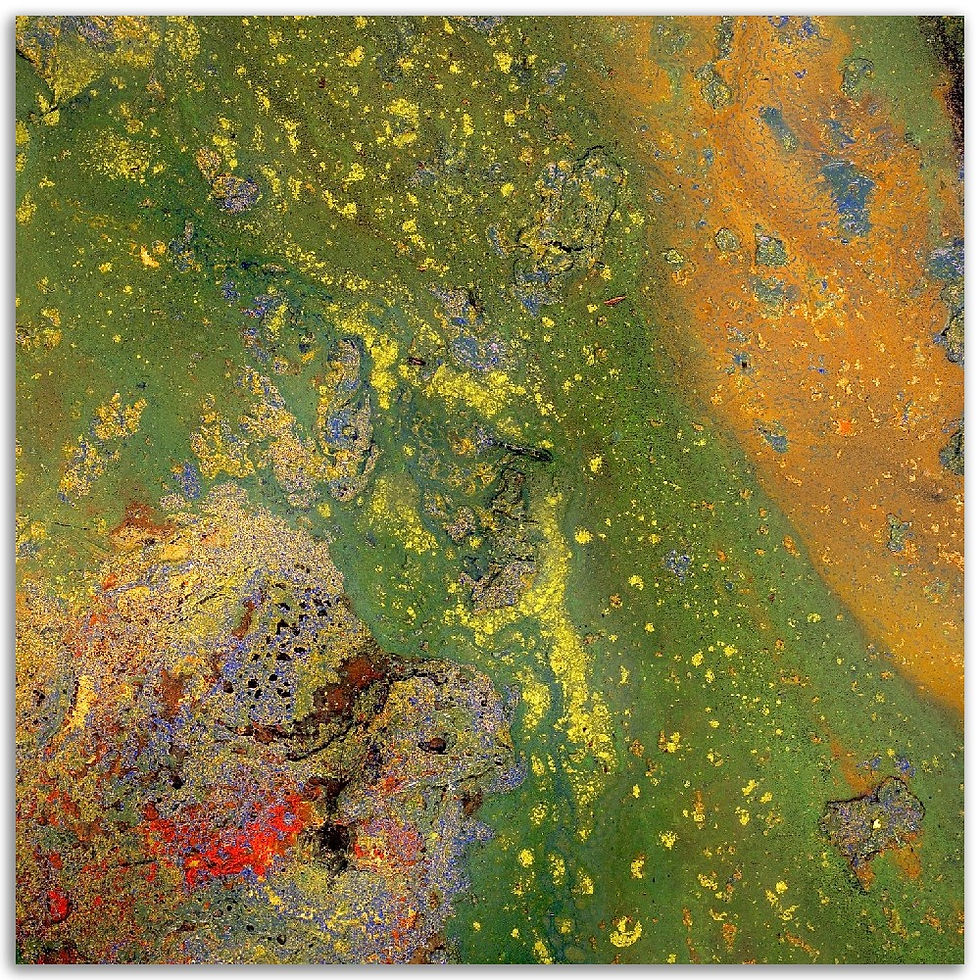 Thumbnail: topographic impressions III - aluminum prints