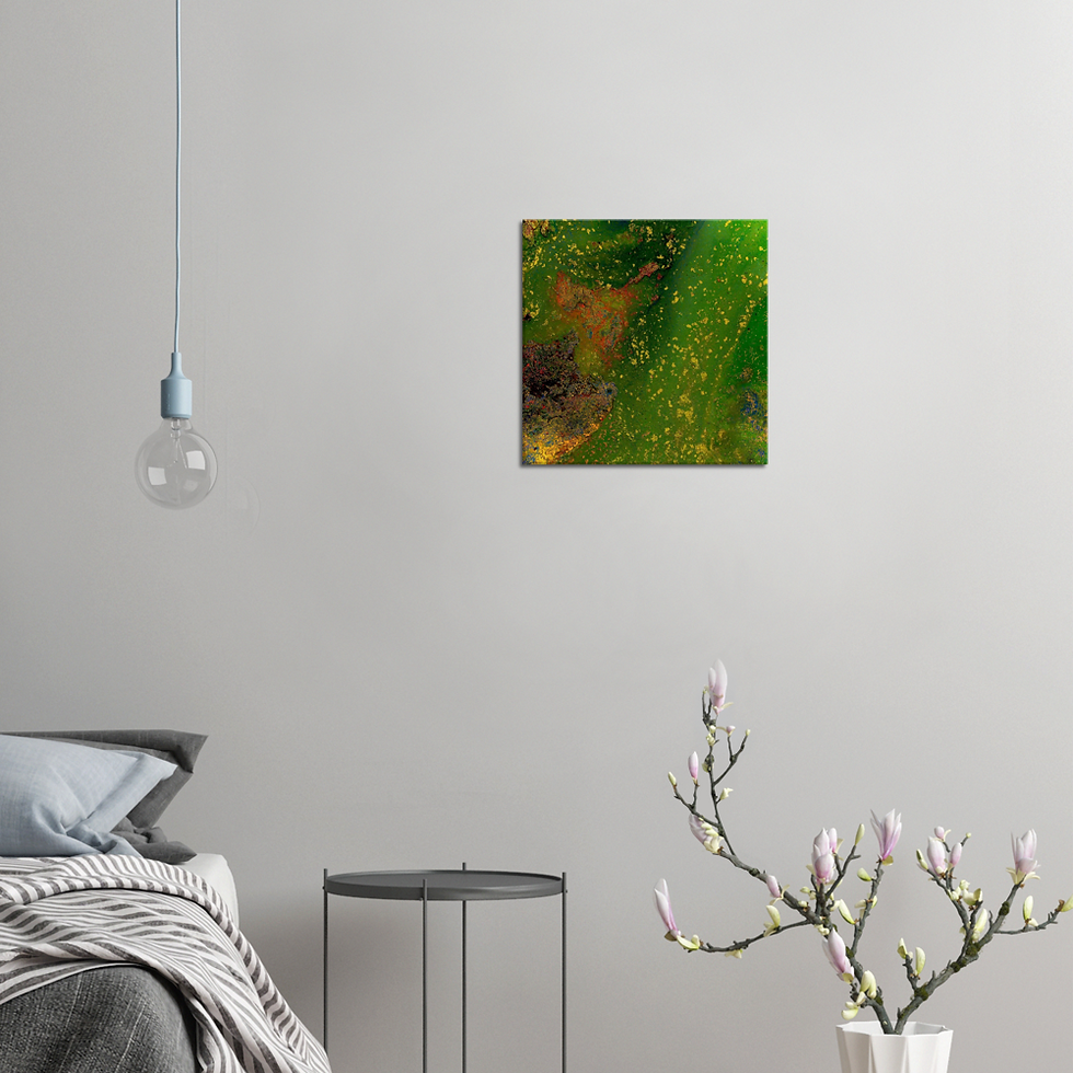Thumbnail: topographic impressions IV - canvas prints