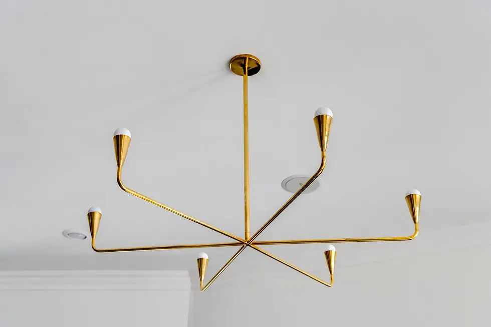 Brass+chandelier