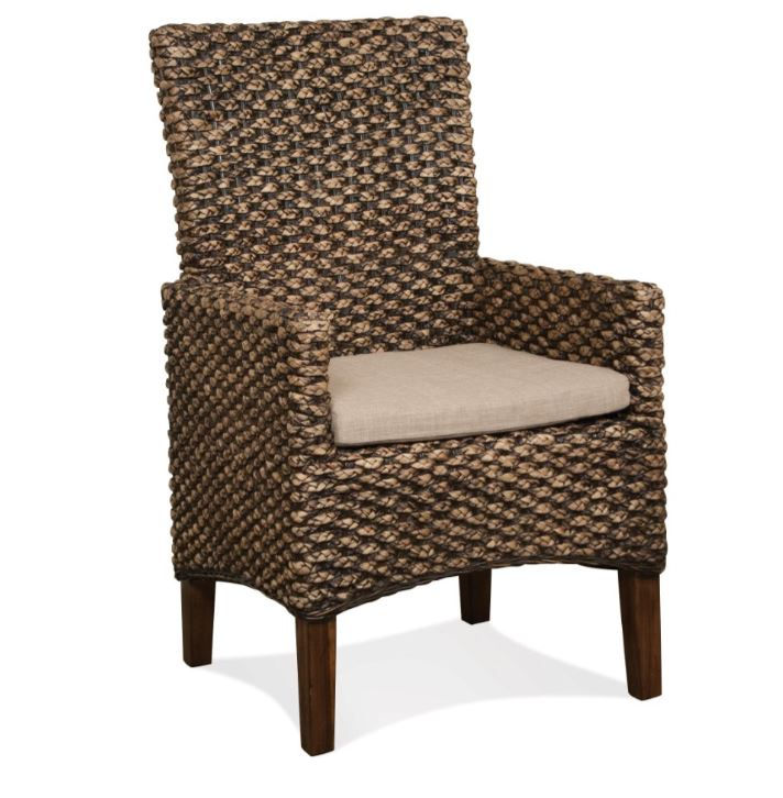 Woven Chair with Arms