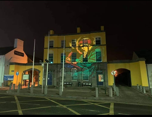 world book day projection town hall kells.jpg