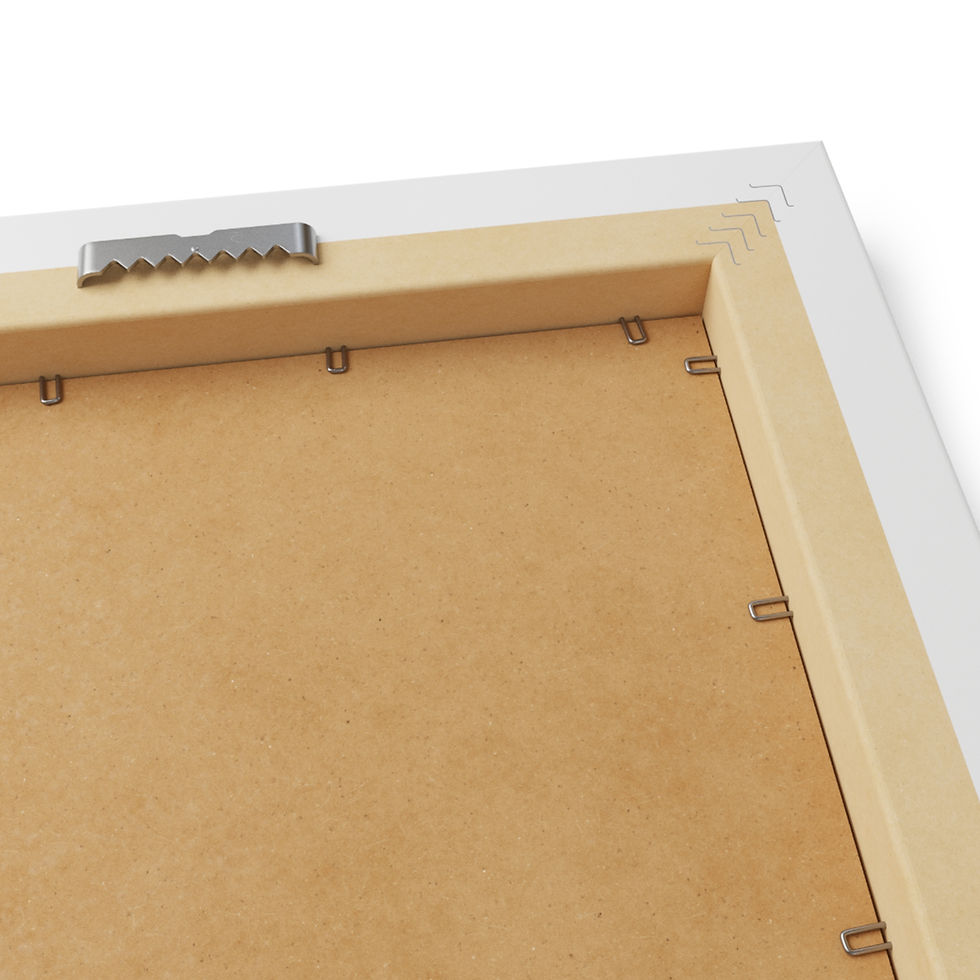 Thumbnail: Framed Horizontal Poster — Panoramic Ocean Beach Landscape Print