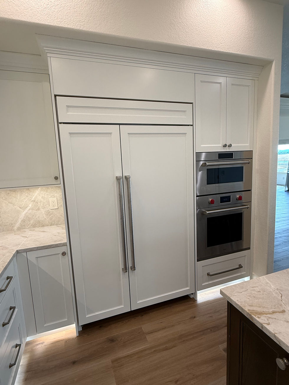 Custom made fridge panels in Centennial 