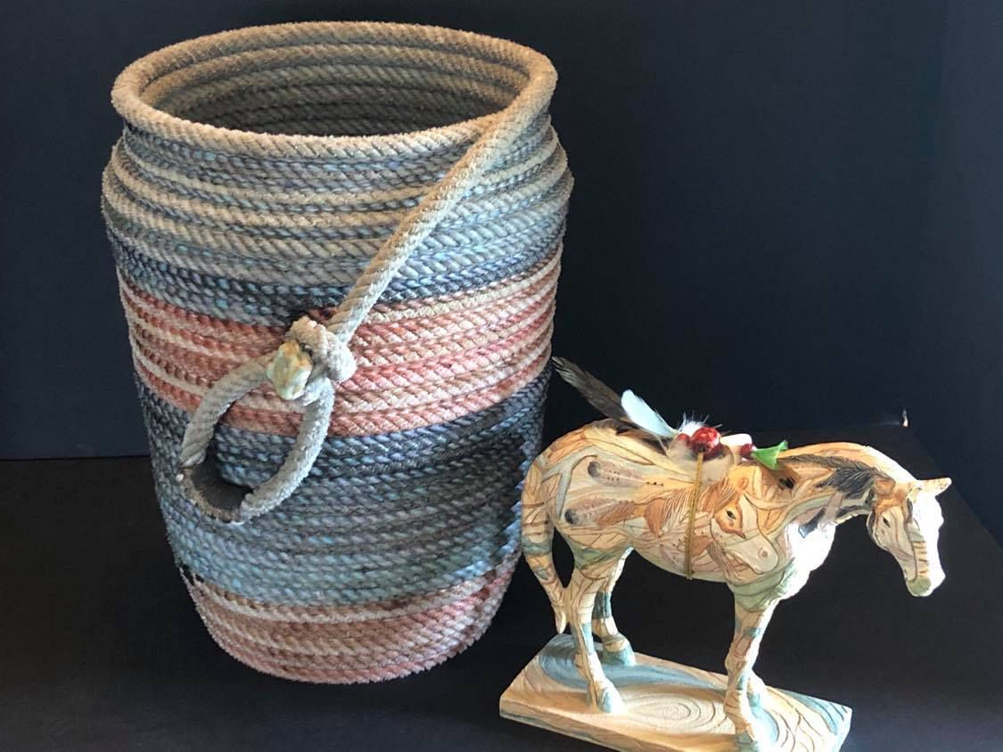 Large 2 rope basket 189