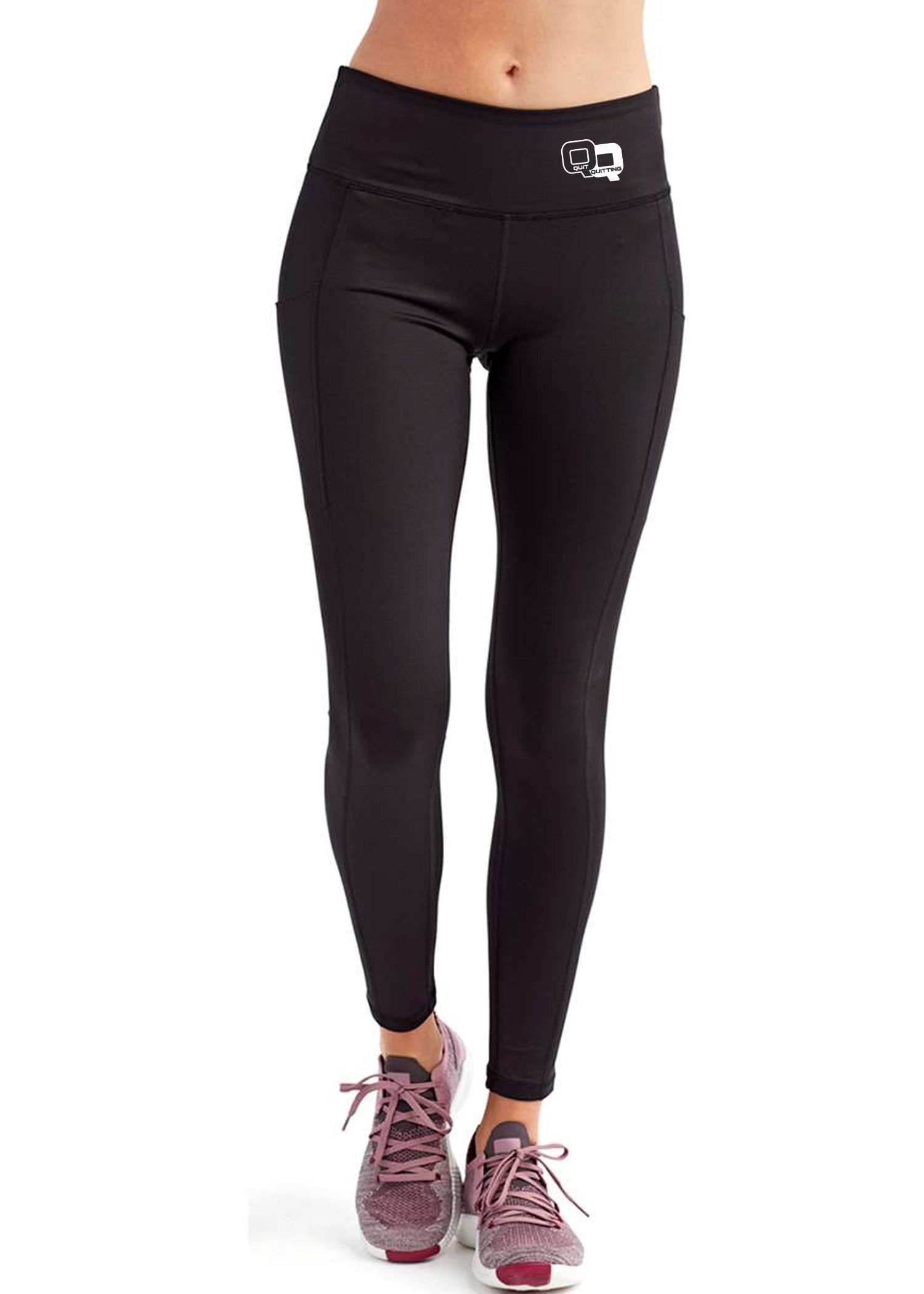 Ladies High-waist Leggings with pocket