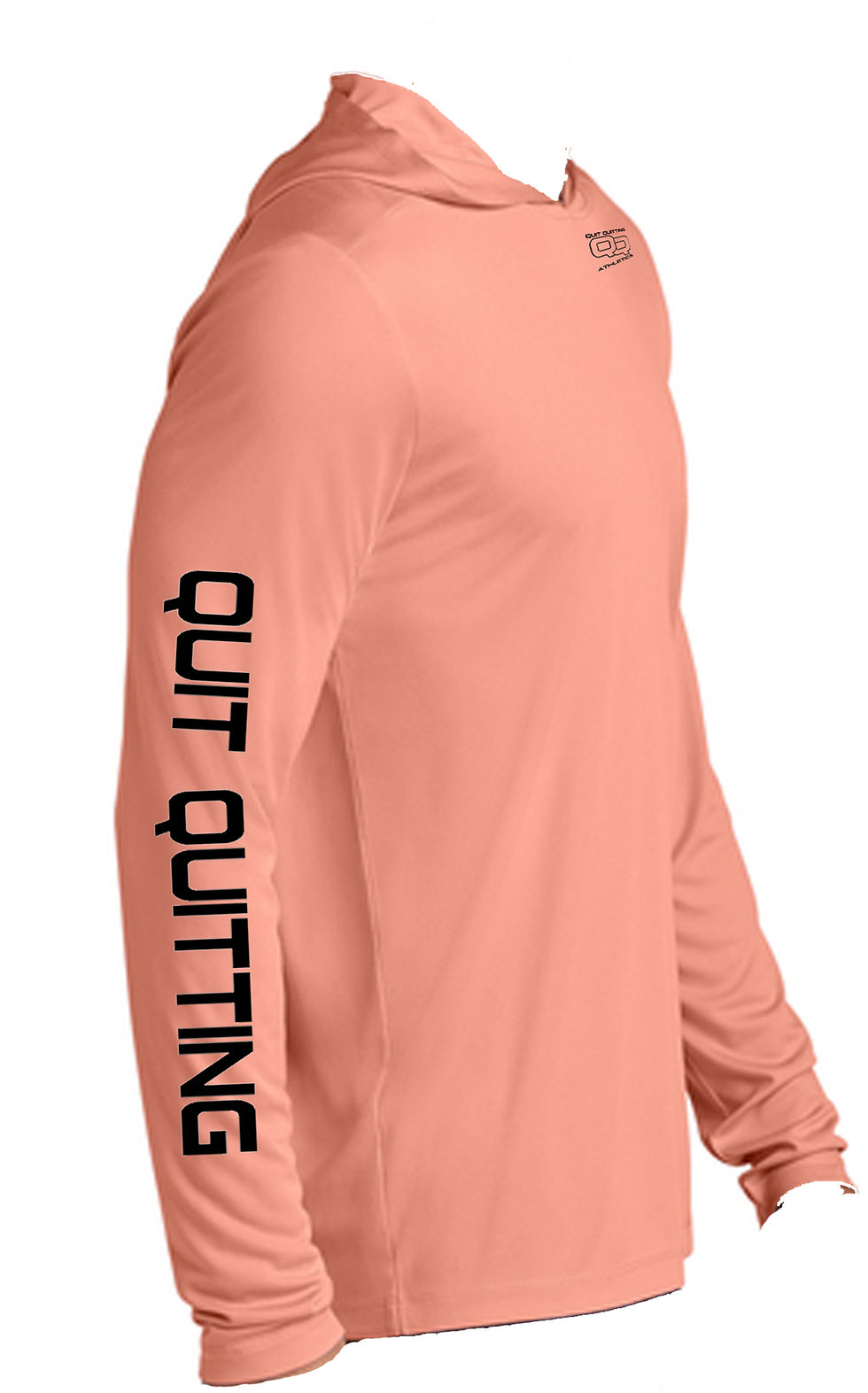 Thumbnail: Ladies Quit Quitting Dri Fit Hoodie Tee