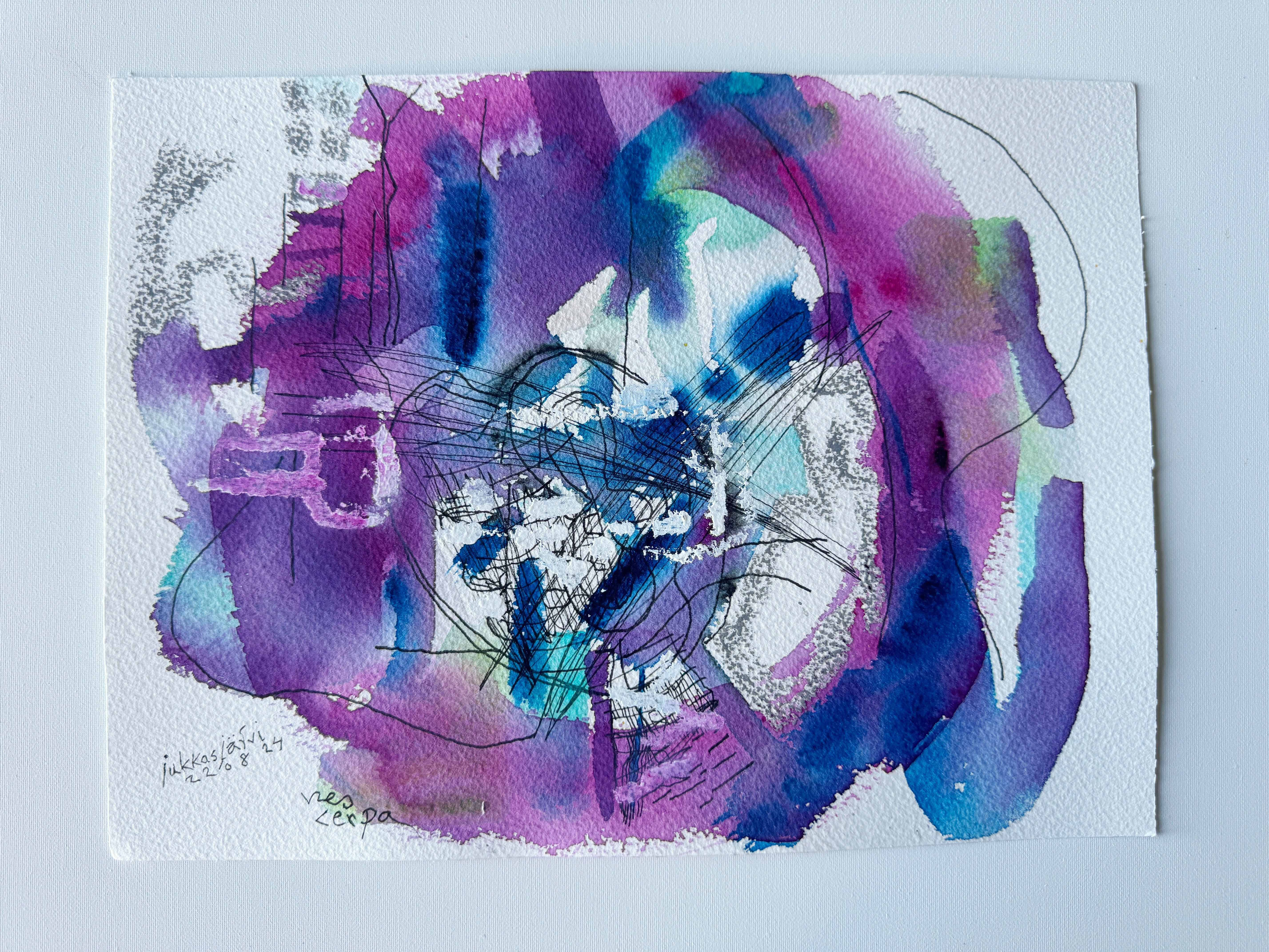 Akvarel billede Nr. 266 Akvarel 23 x 31 cm