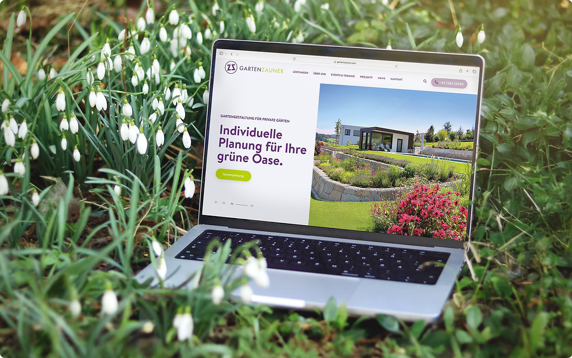 GartenZauner Webdesign Oberösterreich