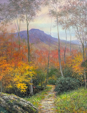 Egidio - Antonaccio - Stroll to grandfather - 20 x 16.jpg