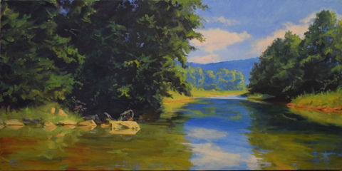 Kevin Beck - Water Water Everywhere - 24x48-oil -12wwe.jpg