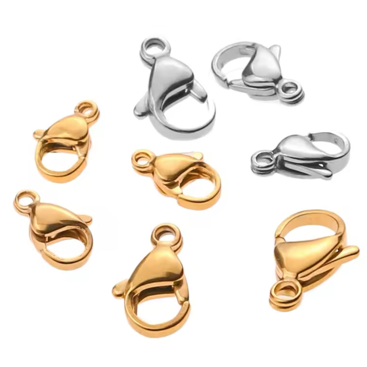 Fecho lagosta P Aço Inox (unidade)