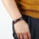 Miniatura: Pulseira Venom Black Couro