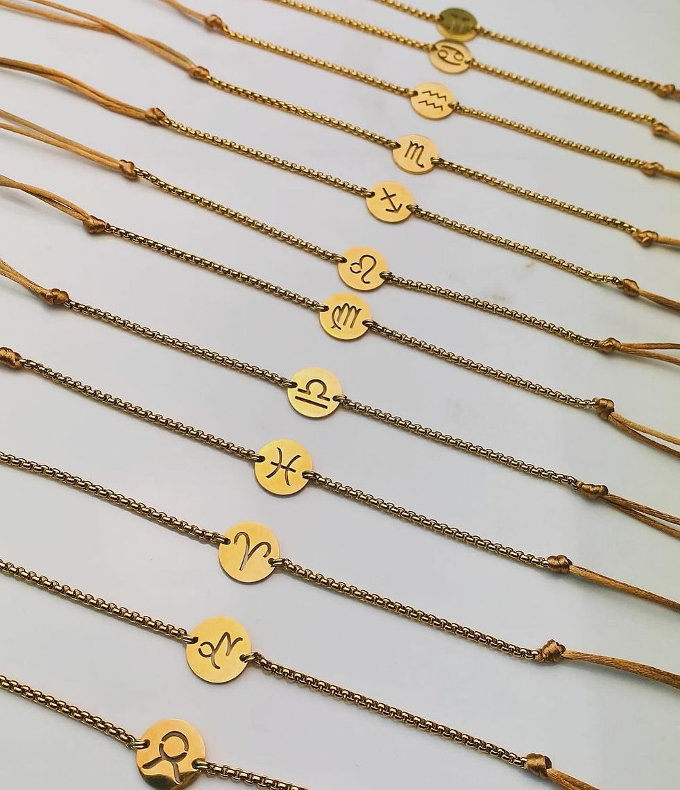 Miniatura: Pulseira de Signo (Aço Inox)