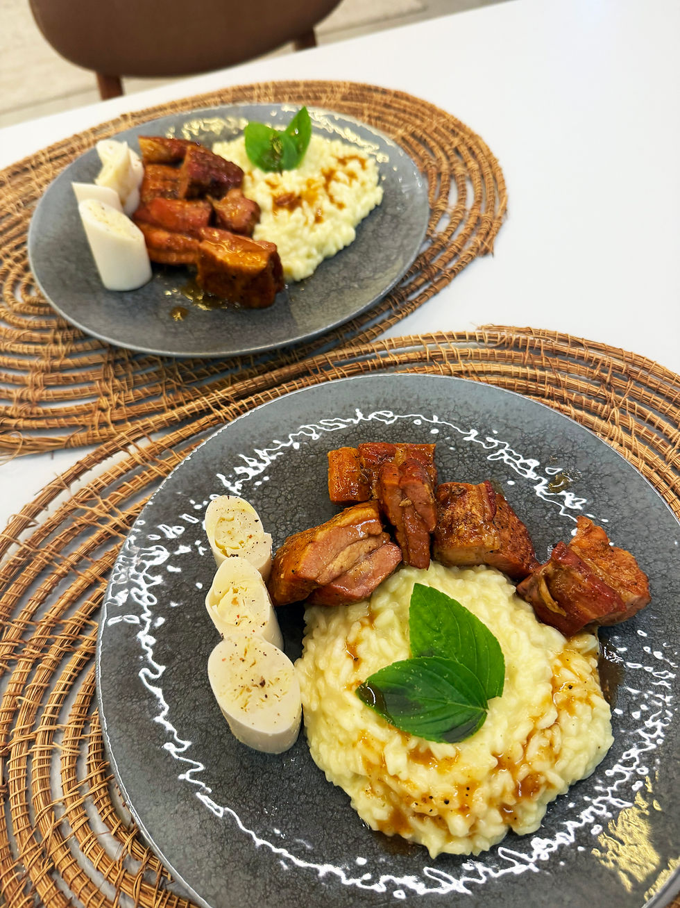Risoto de Limão Siciliano & Pork belly