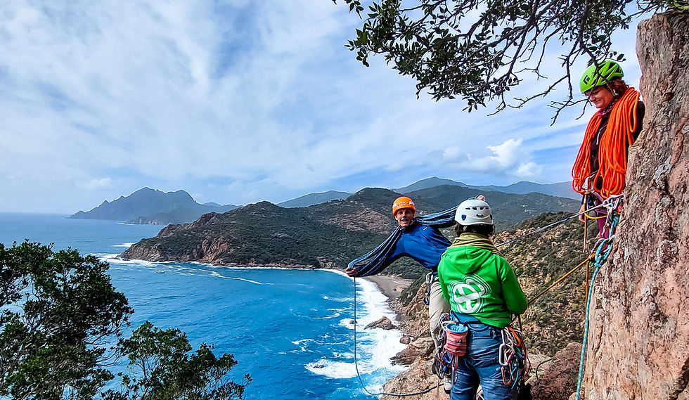 stage escalade Corse