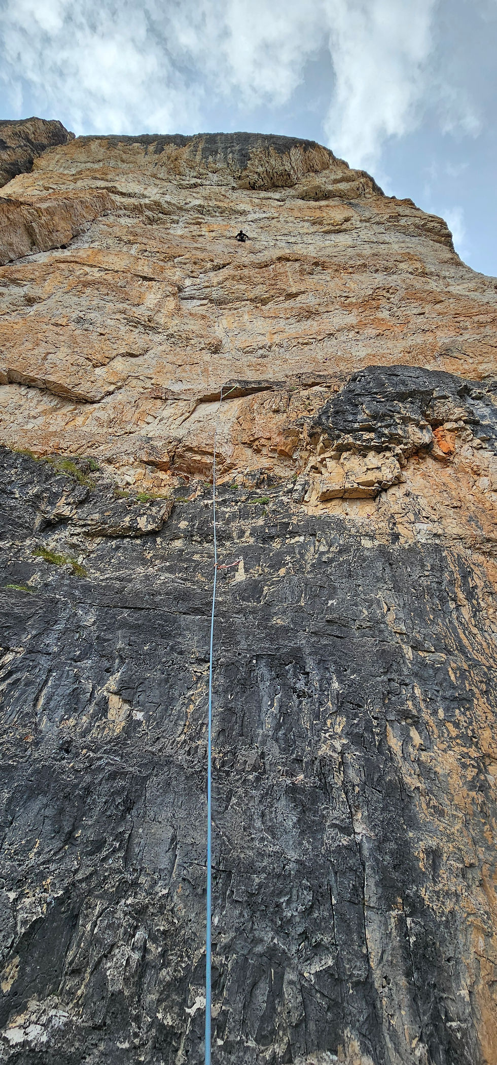 escalade en couenne dans les Dolomites