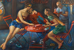 Lovers1 36" x 50" 2016-2017 * Private Collection