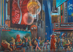 Trumpworld 62" x 86" 2016-2018
