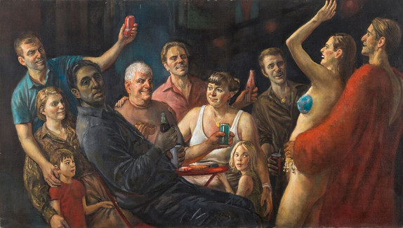 Family 41 1/2" x 72" 2017