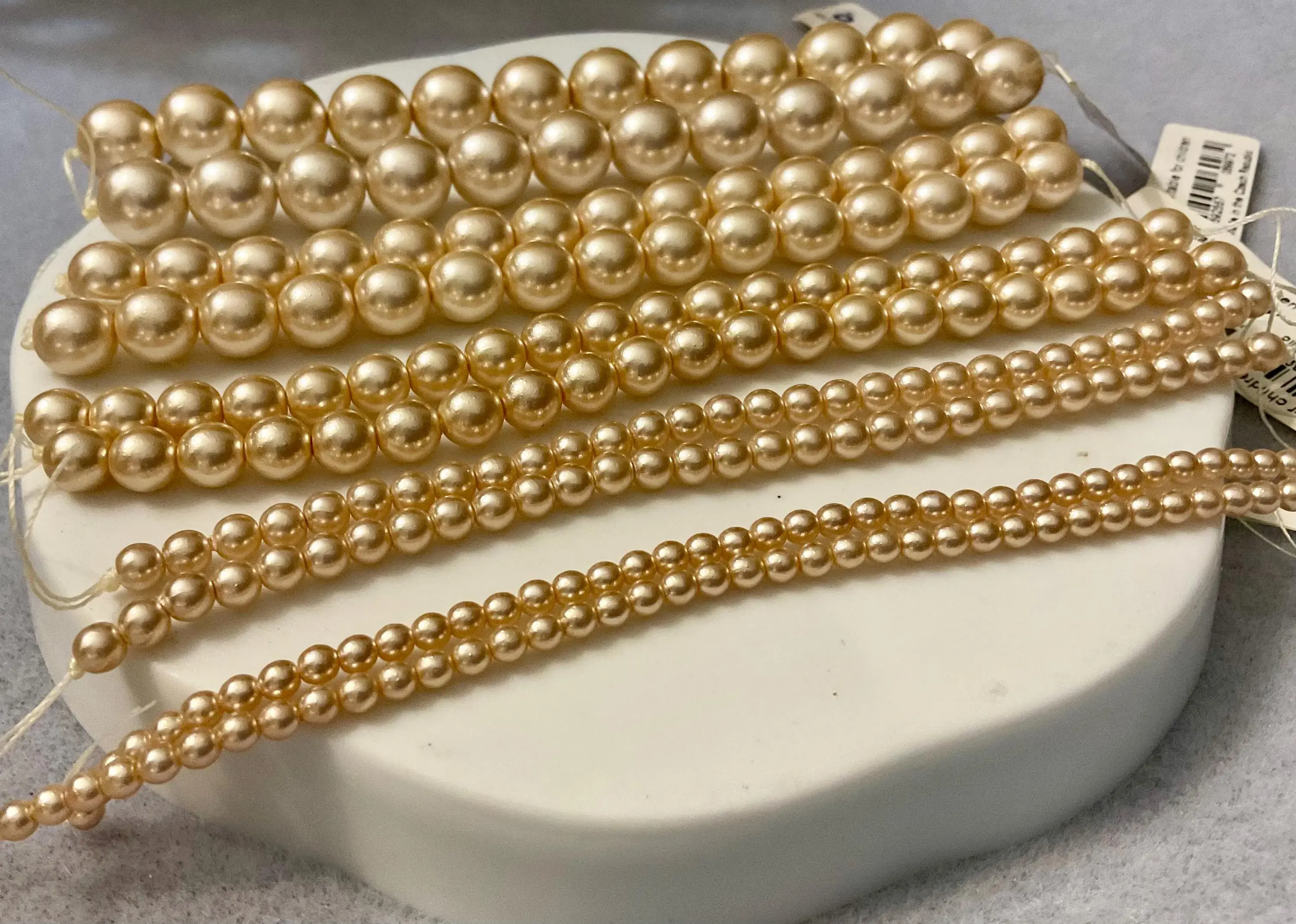 Czech Glass Pearl Beads Preciosa Crystal 4mm 6mm 8mm 10mm