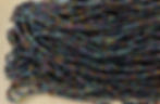 10/0 3x Cut 12-Strand Hank Metallic Purple Iris Czech Glass Seed Beads Vintage