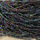 Thumbnail: 10/0 3x Cut 12-Strand Hank Metallic Purple Iris Czech Glass Seed Beads Vintage