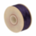 NYMO Bead Stringing Nylon Bobbin Color DARK PURPLE