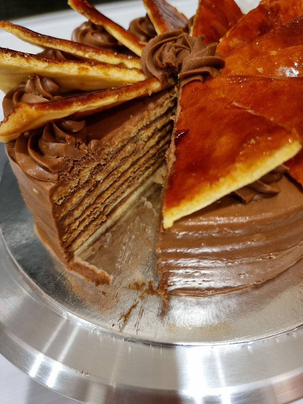 Thumbnail: Tort Dobos ( Dobos cake)