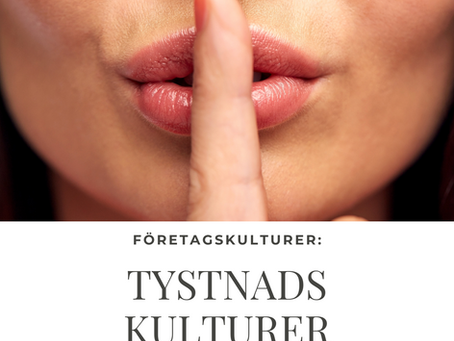 Företagskultur: Tystnadskultur