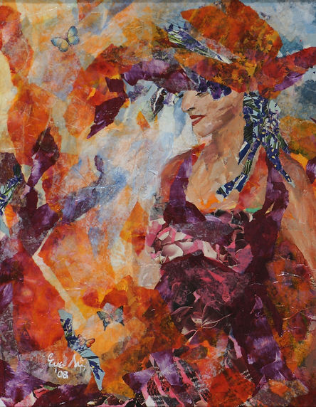 Woman in Colorful Hat