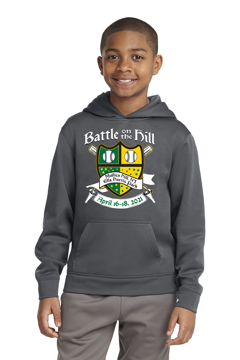Thumbnail: Battle on the Hill Baseball Hooded Sweatshirt