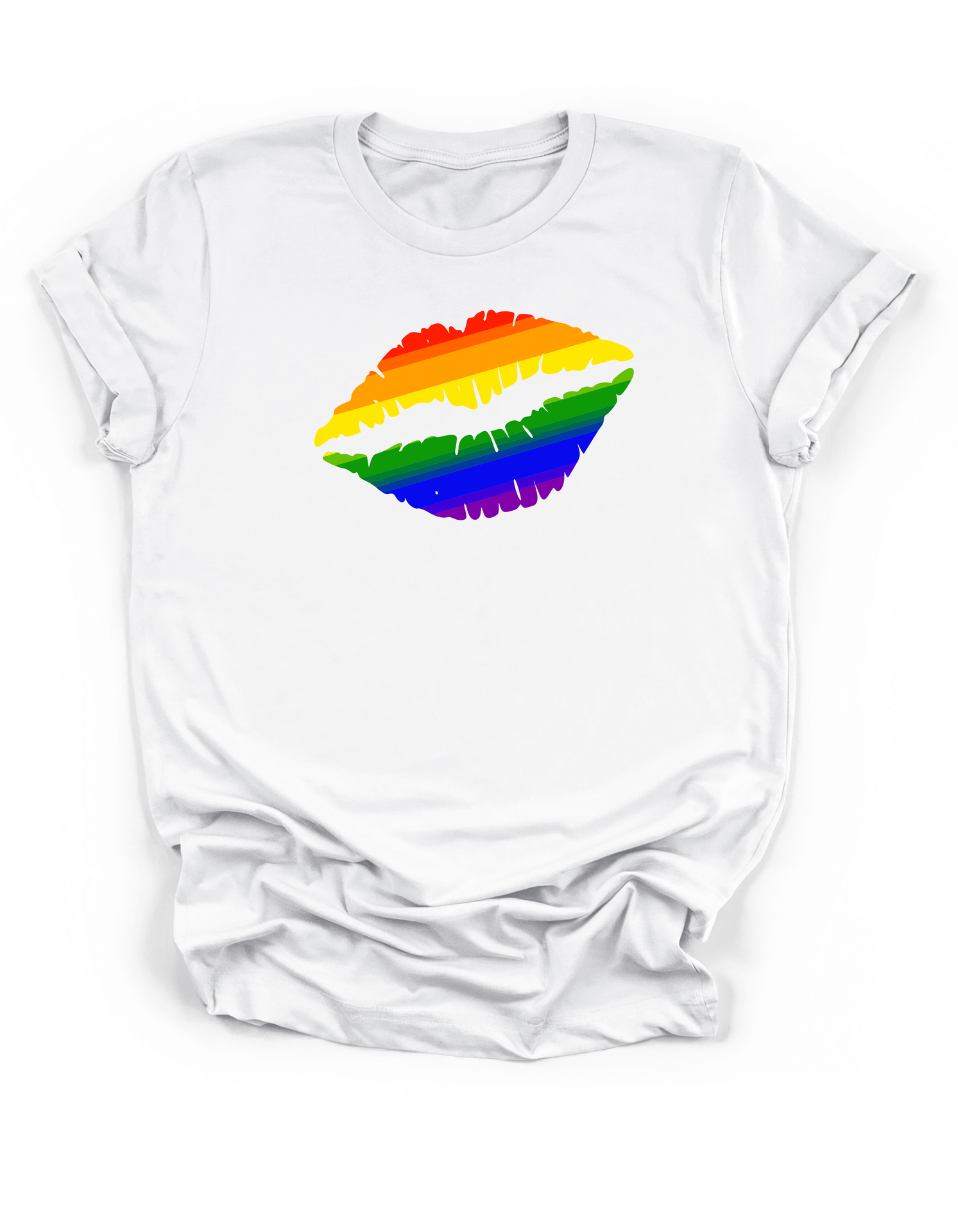 Rainbow Lips LGBTQ Pride Shirt