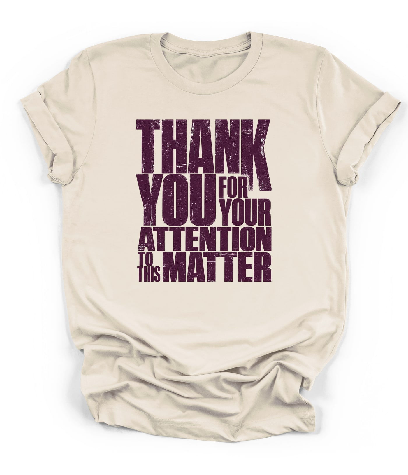 Thank You For Your Attention To This Matter Tee
