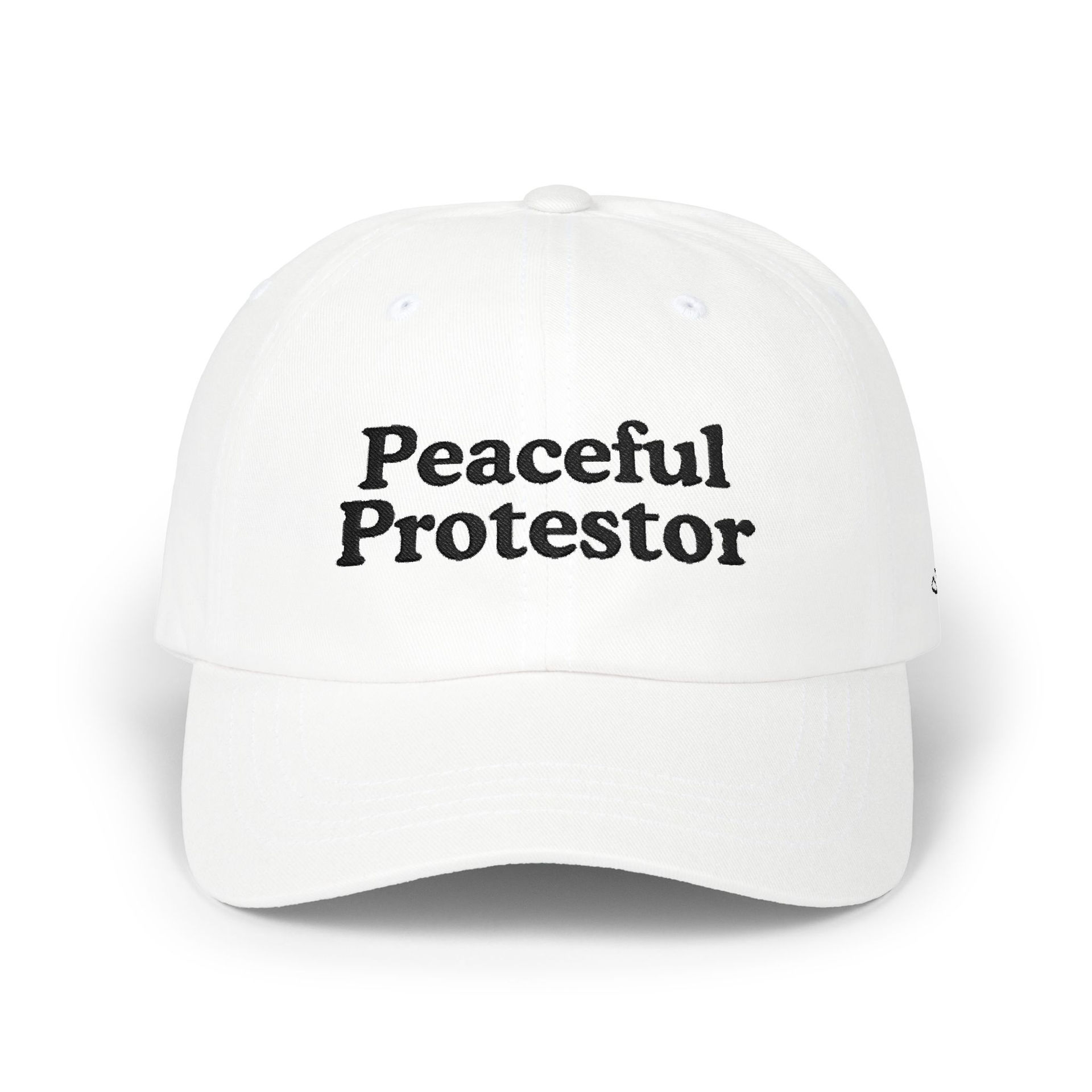 Peaceful Protestor Dad Cap 