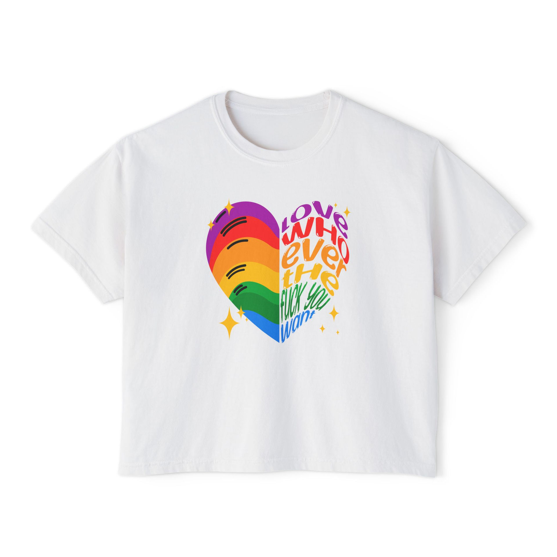 Love Who You Want Boxy T-Shirt