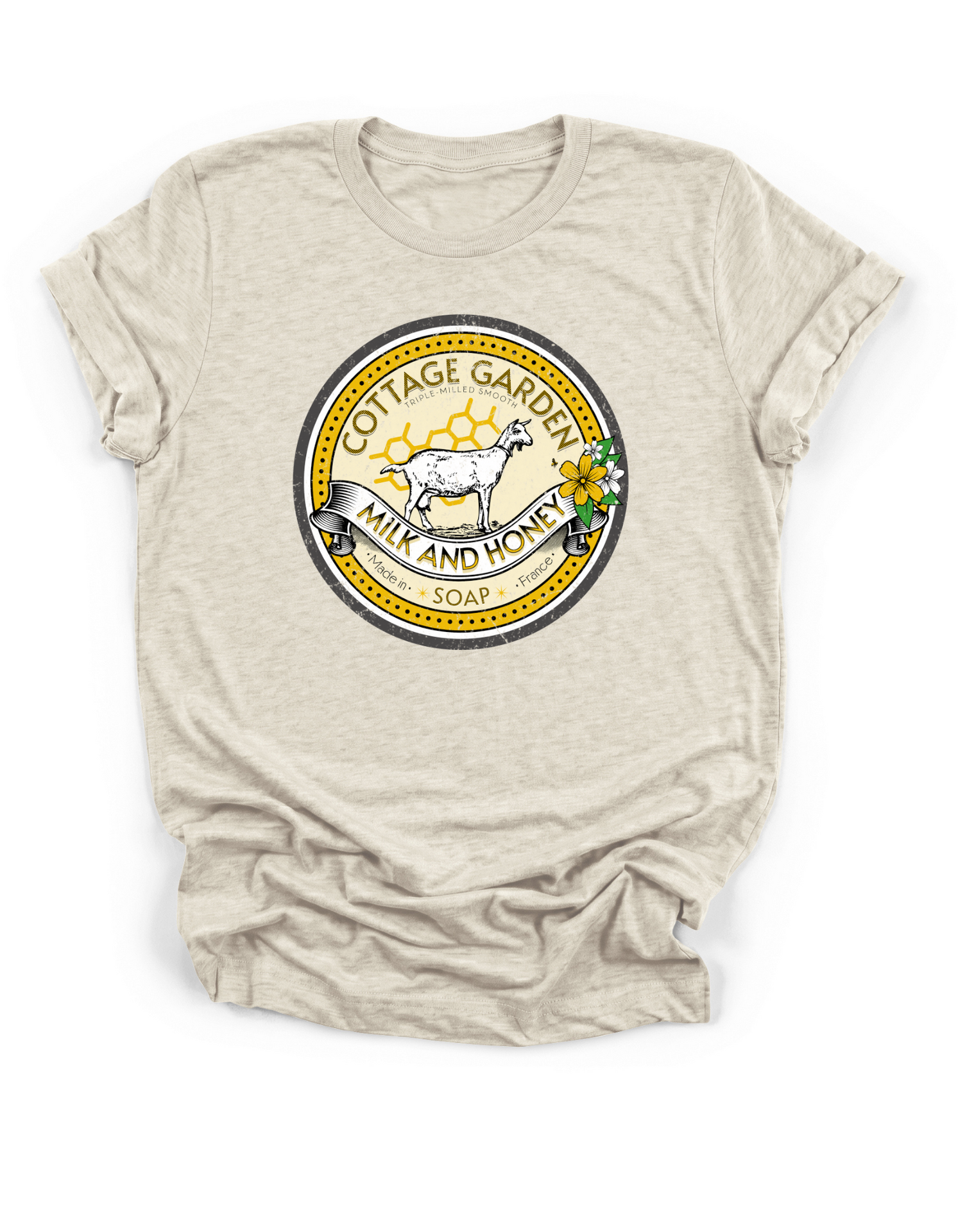 Vintage Cottage Garden Soap T-Shirt | Cottagecore Tee