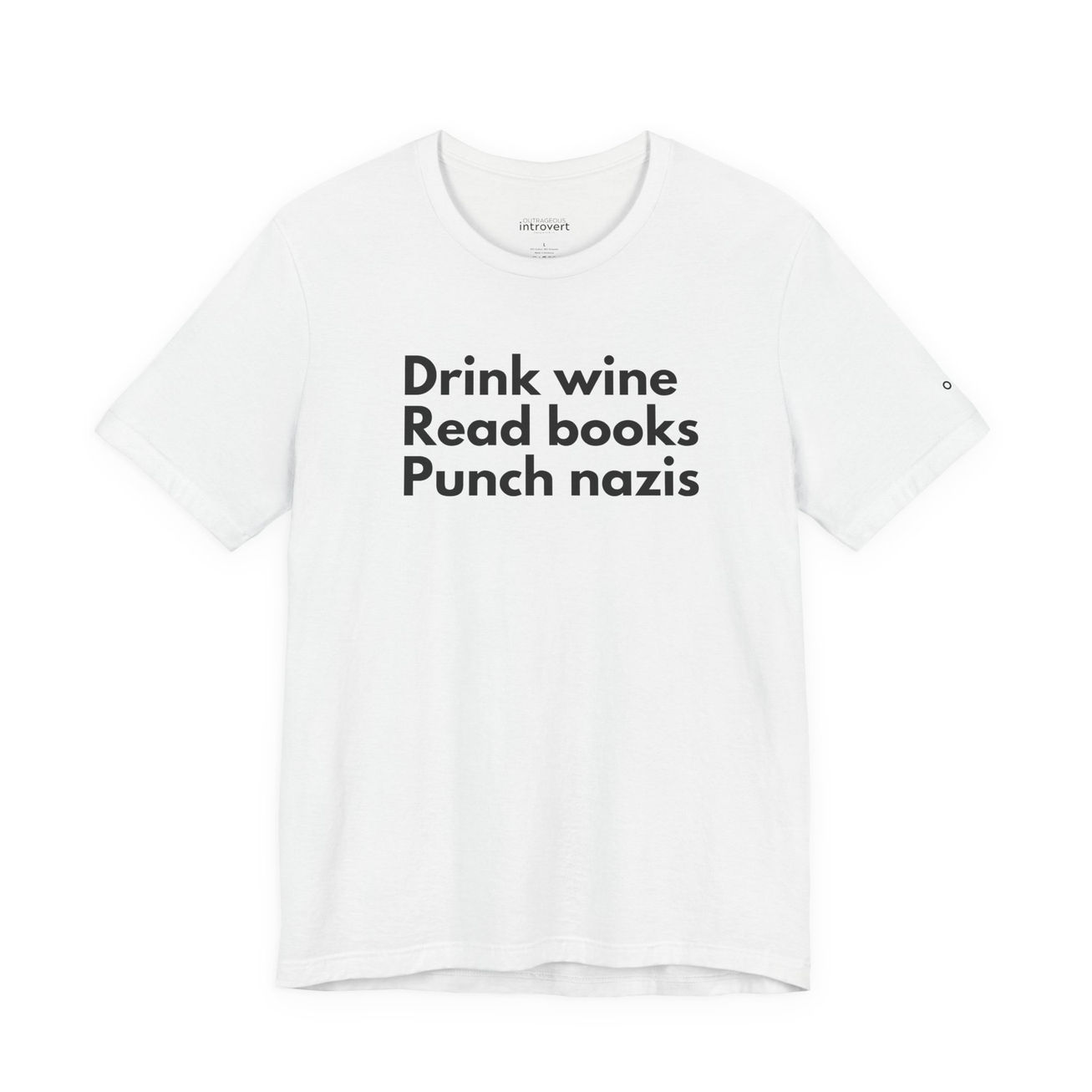 drink wine tee