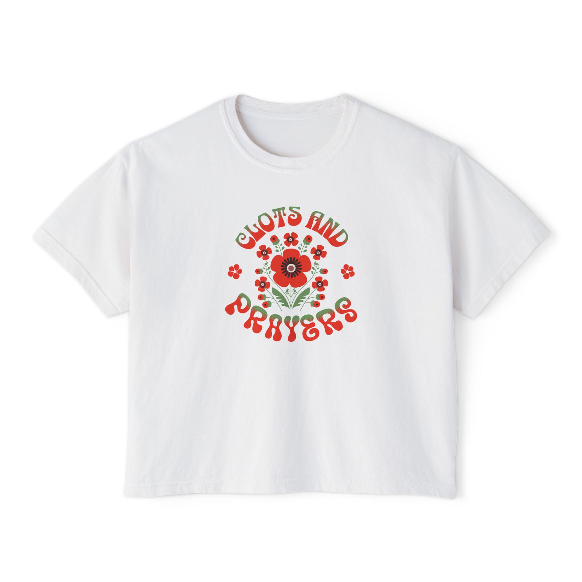 Clots & Prayers Boxy T-Shirt